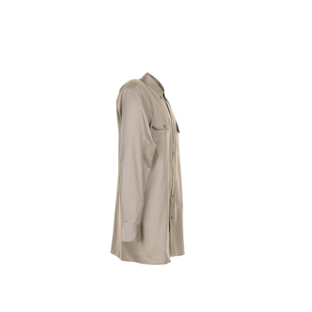 0409 Twill Skjorte langærmet, Kahki