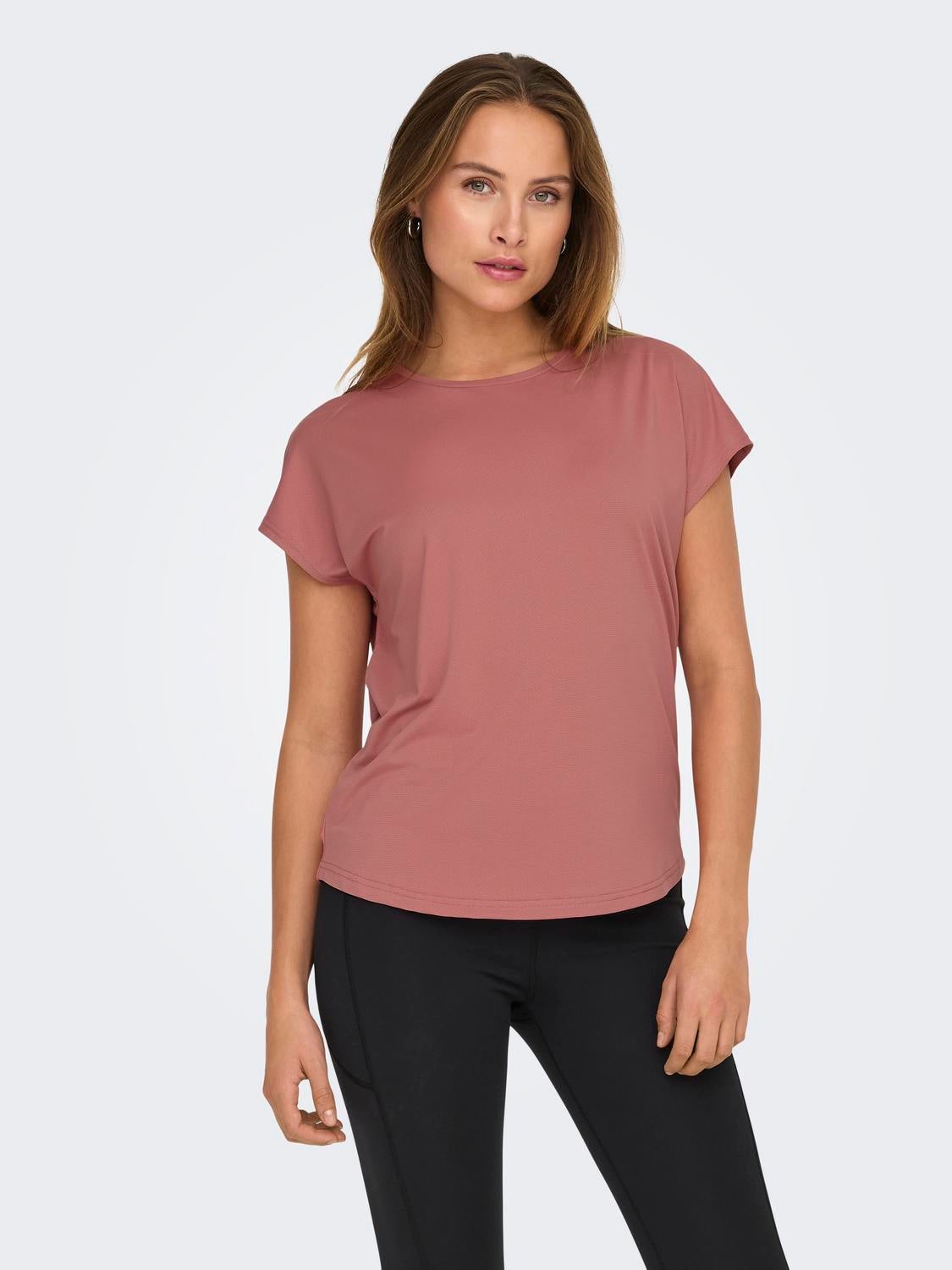 ONPAUB-MILA T-shirt Light Mahogany