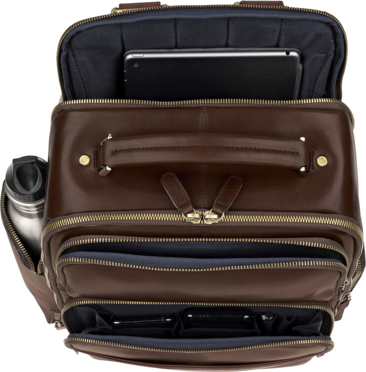 Leonhard Heyden L. HEYDEN CAMBRIDGE BUSINESS-RUCKSACK ROTBRAUN Brown