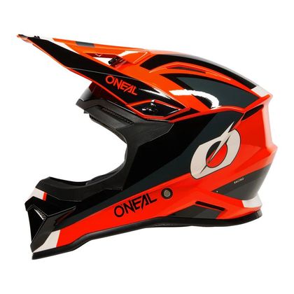 Casque cross O'Neal 1 SRS - YOUTH STREAM V24 - Noir / Rouge