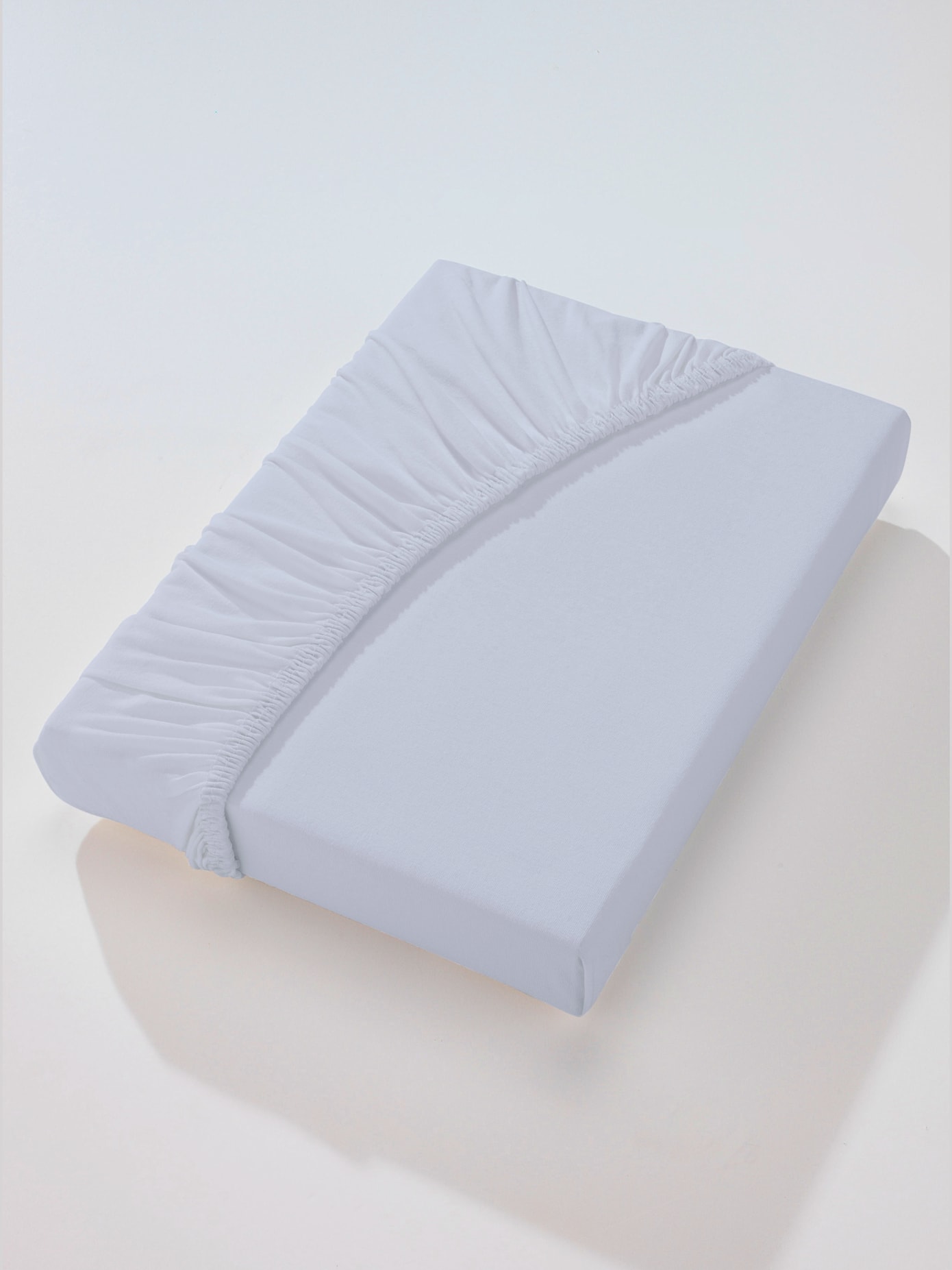 Drap-housse maille fine peignée