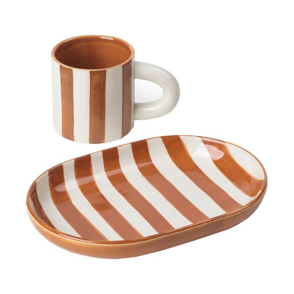 Ferm Living Milu Snack Set Terracotta