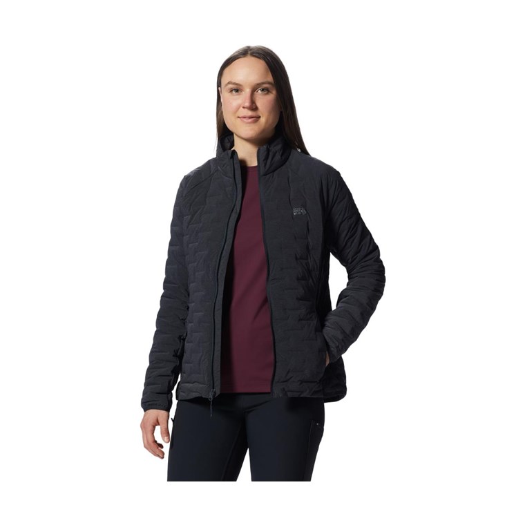 Mountain Hardwear Stretchdown Light Jacket Women Dark Storm Heather