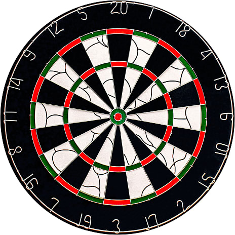 Bull's Bristol dartskive med pile