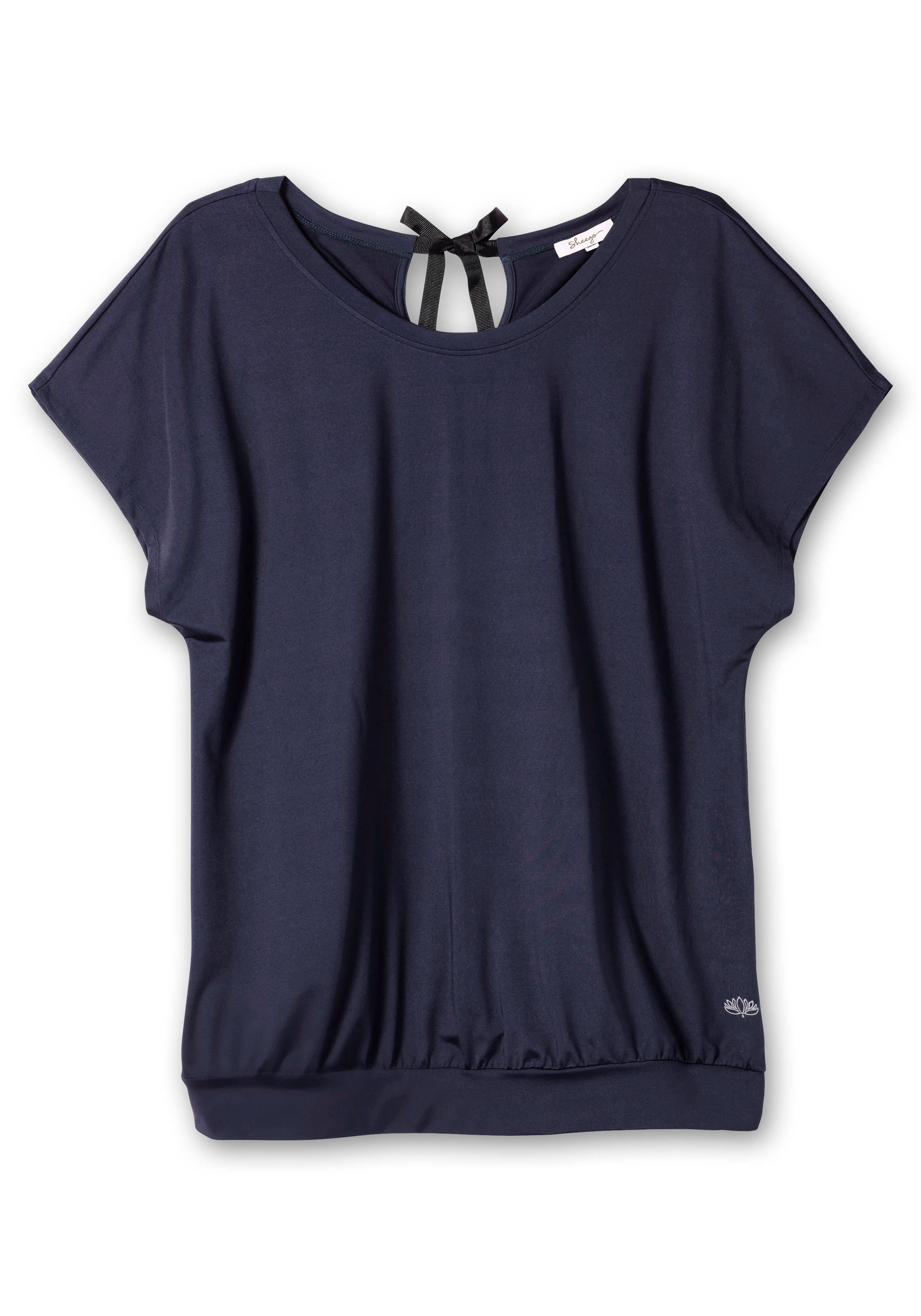 Funktionsshirt mit U-Boot-Ausschnitt