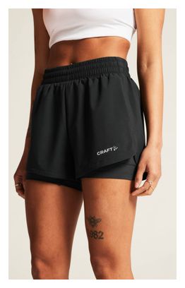 Short 2-en-1 Craft ADV Essence Noir Femme