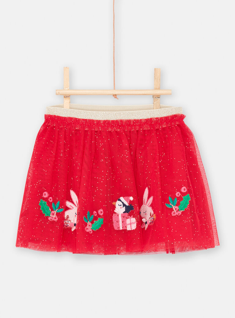 Jupe pour les fêtes de noel pour bébé fille