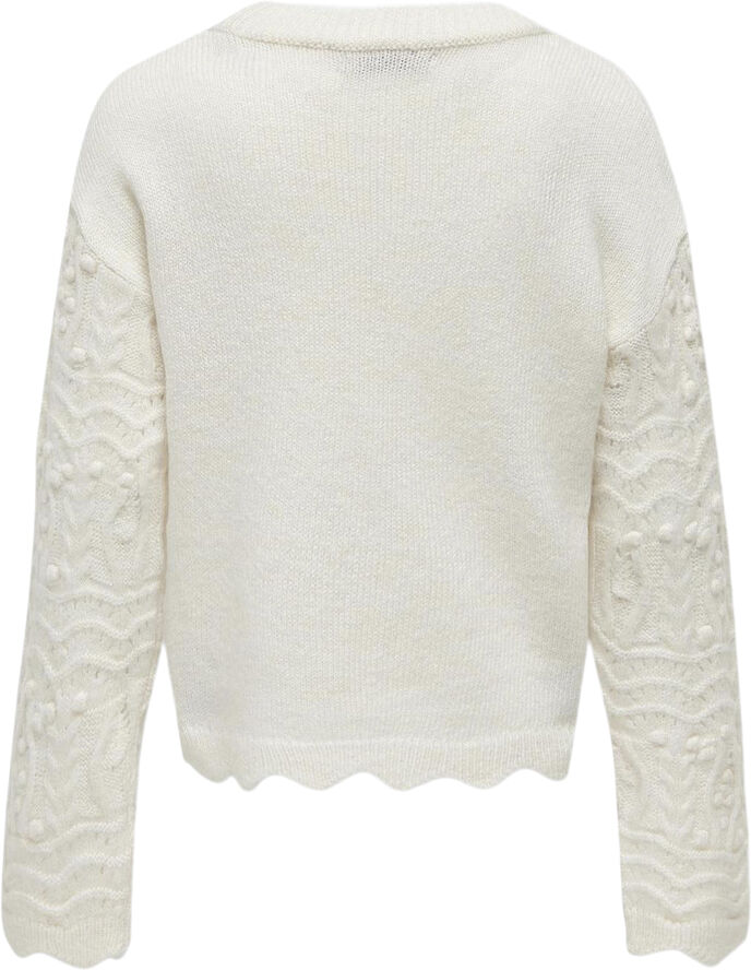 ONLY KOGGENOVA L/S O-NECK STRUCTURE KNT Birch