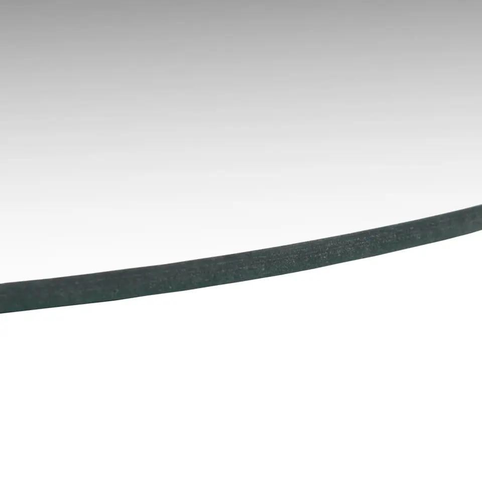 vidaXL - Wandspiegel - Zilver - Glas - Φ 50 cm