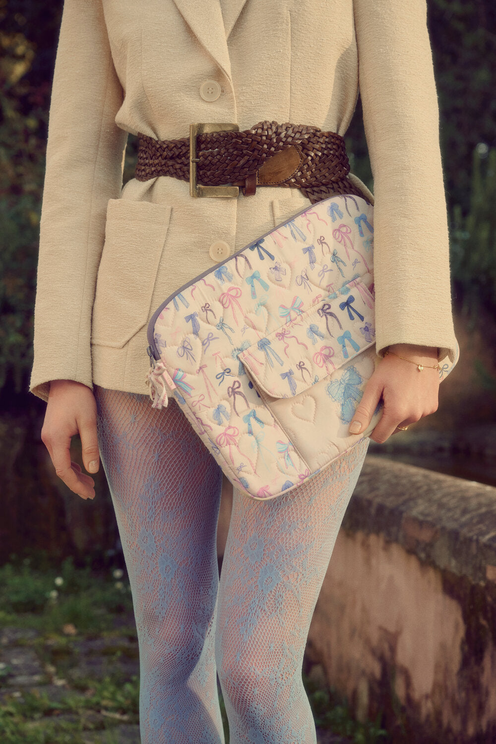 Maanesten  Alesea computer sleeve - Cute Bows