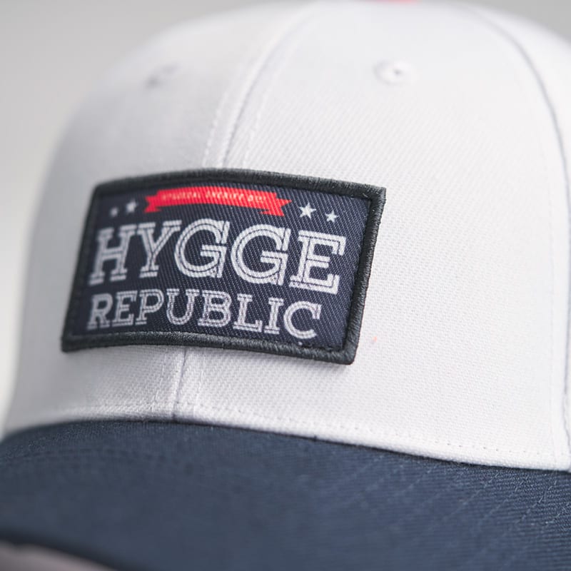 Baseball Caps Hygge Republic - Hvit/Blå