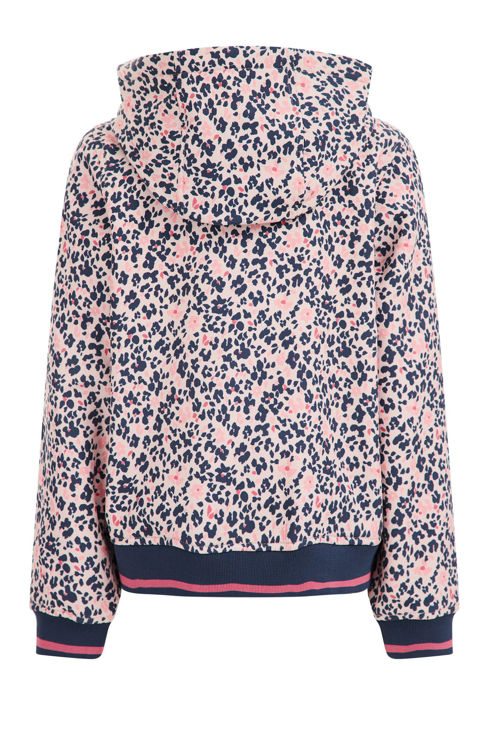 Meisjes softshell jas met dessin WE Fashion Lichtroze