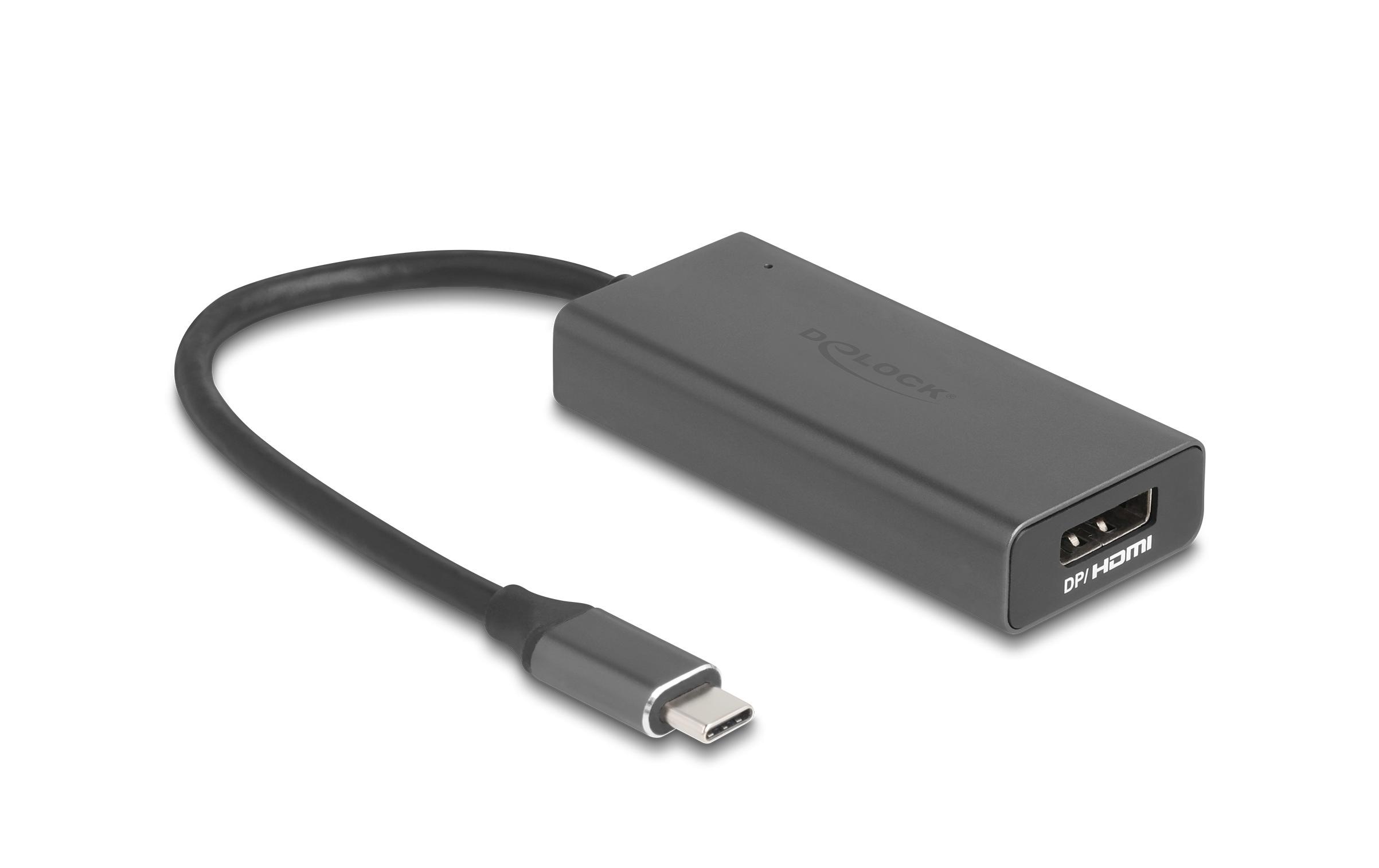 Adapter USB Type-C - DisplayPort/HDMIDelock USB Type-C Adapter zu Combo HDMI / DisplayPort Buchse 8K