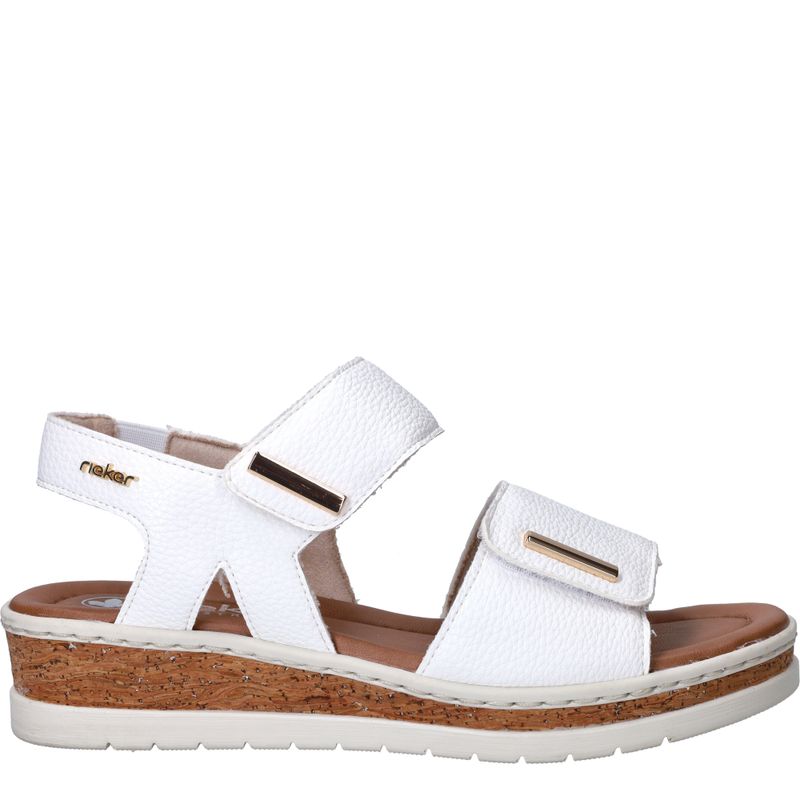 Rieker Sandalen Wit Dames