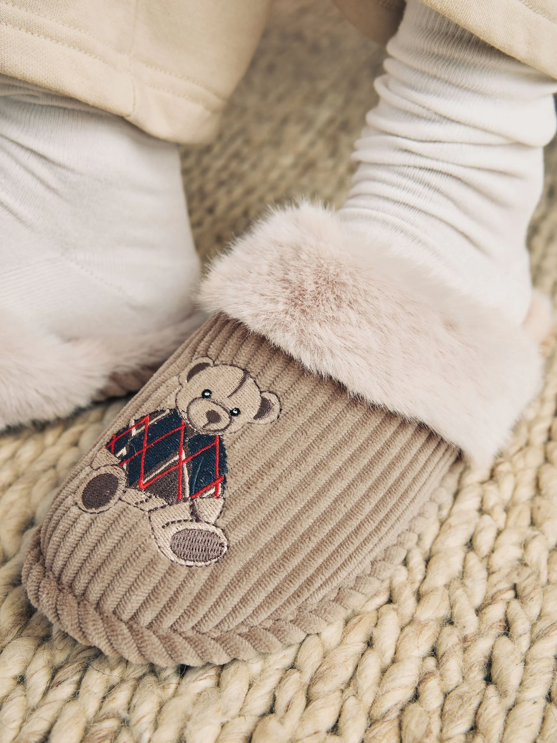 Camel - Bear Mule Slippers