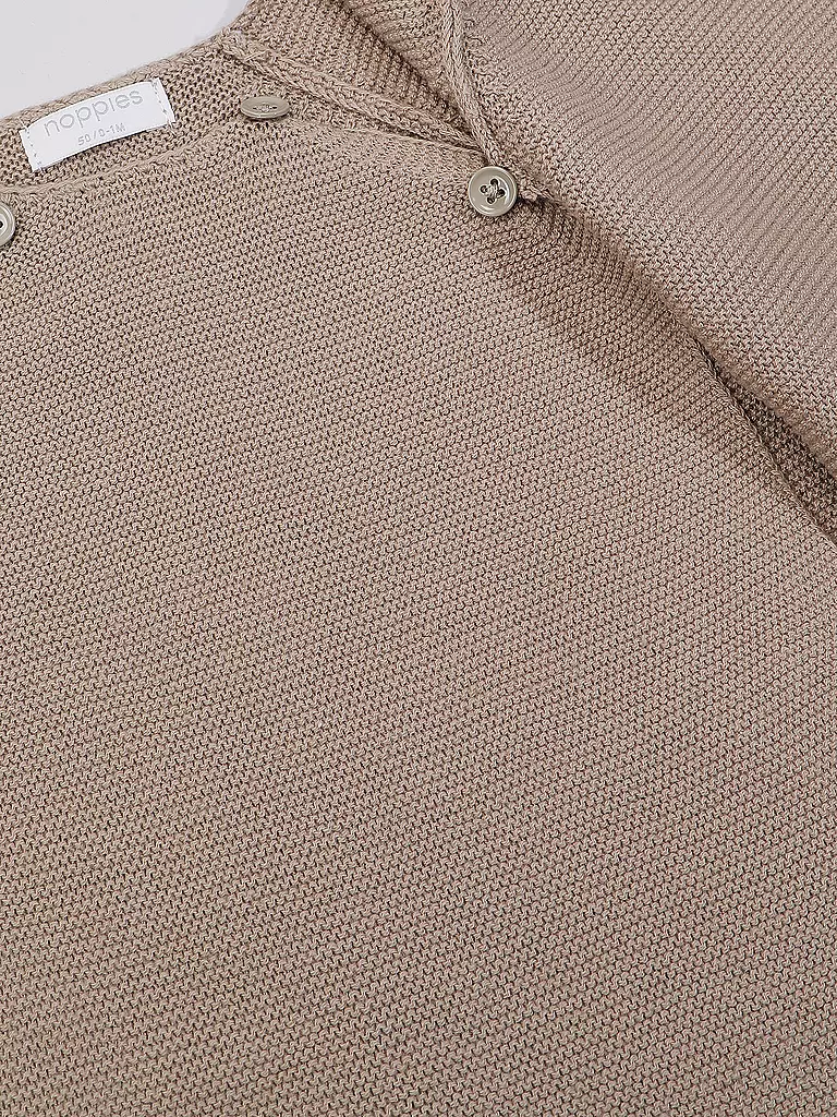NOPPIES Baby Strickjacke PINO  hellbraun