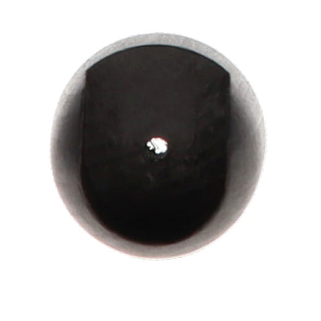 Lot de 2 supports muraux noir mat D28mm