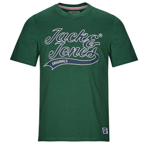 Jack & Jones - JORTREVOR UPSCALE SS TEE CREW NECK - Vert