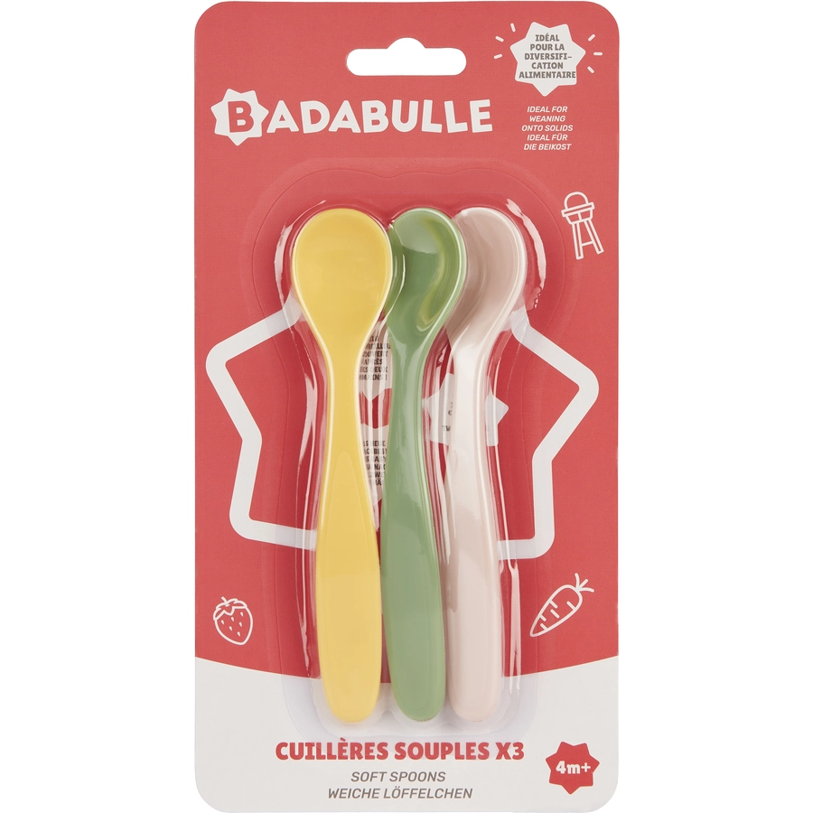 Badabulle Babylöffel flexibel 3er Set