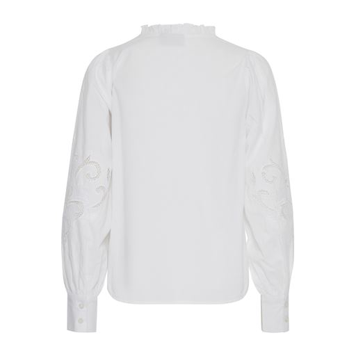 Fransa Emme Bluse, Blanc de Blanc, XL