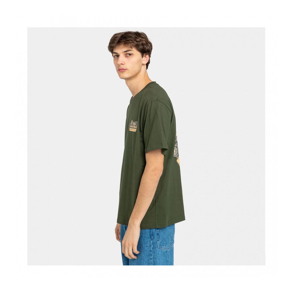 Element TIMBER SIGNS - Tee-shirt Homme forest night