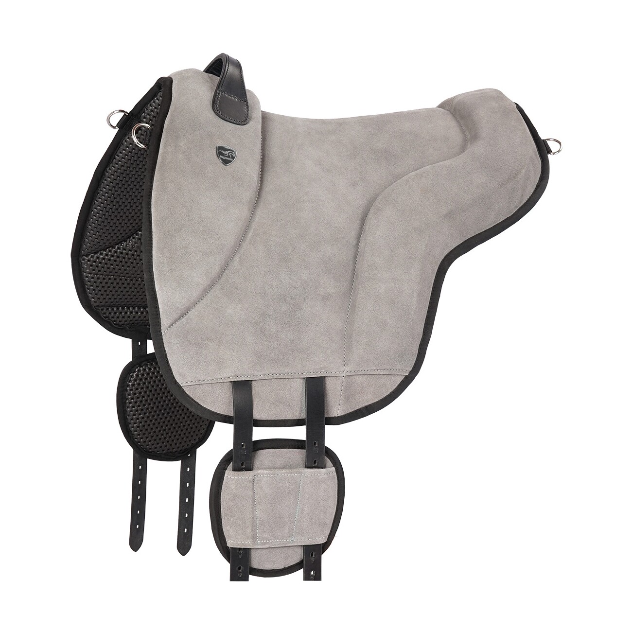 Equinate Reitpad California aus Wildleder grau S