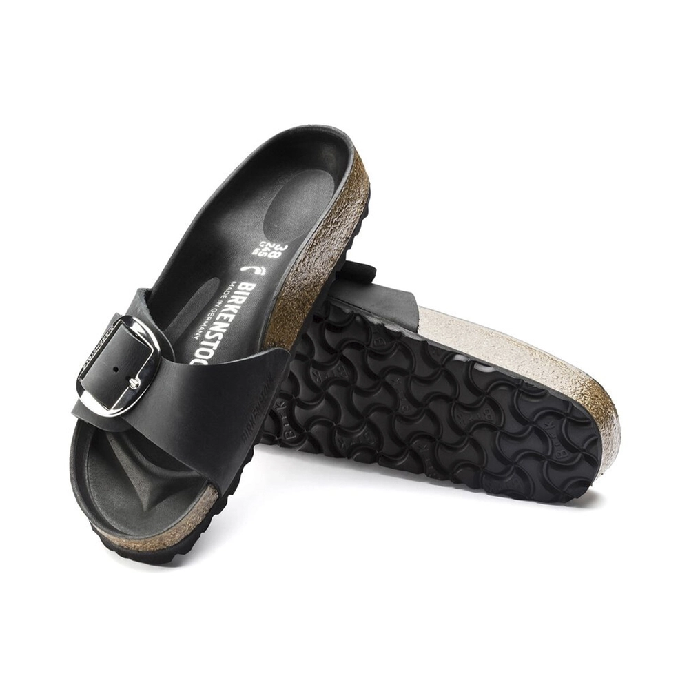 Birkenstock Madrid Big Buckle Sandalen Naturleder geölt