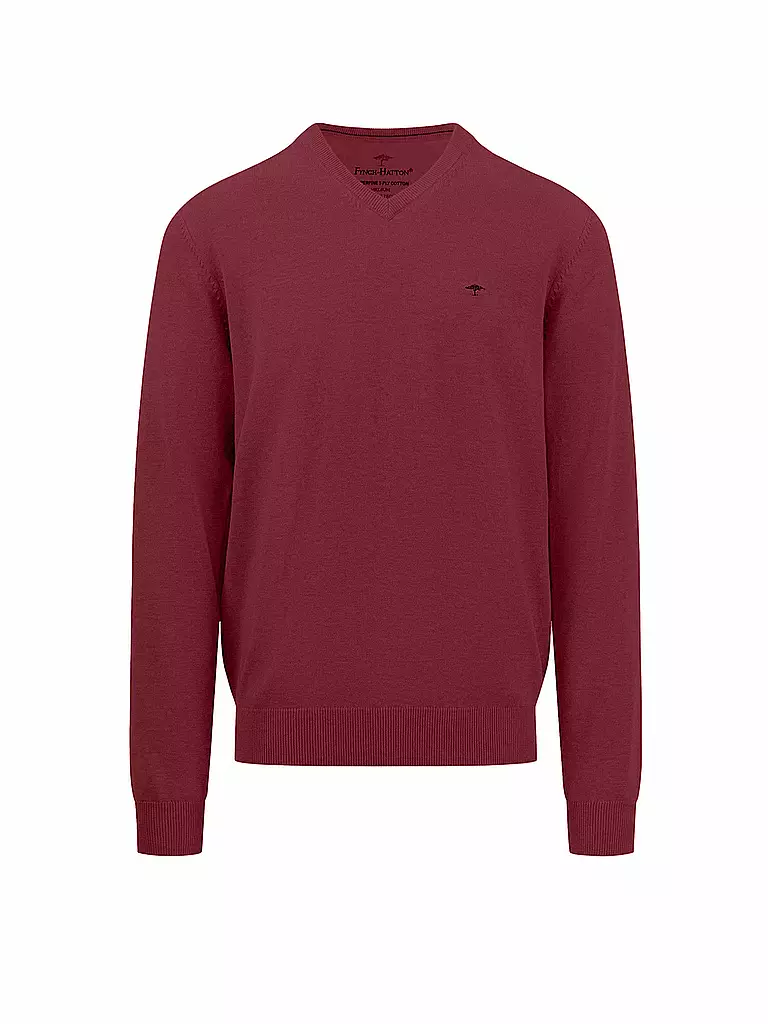 FYNCH HATTON Pullover dunkelrot