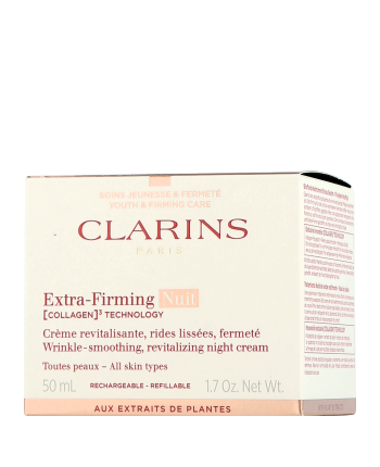 Clarins Extra-Firming [Collagen]³ Technology Crème Nuit Toutes Peaux Rechargeable 50ml