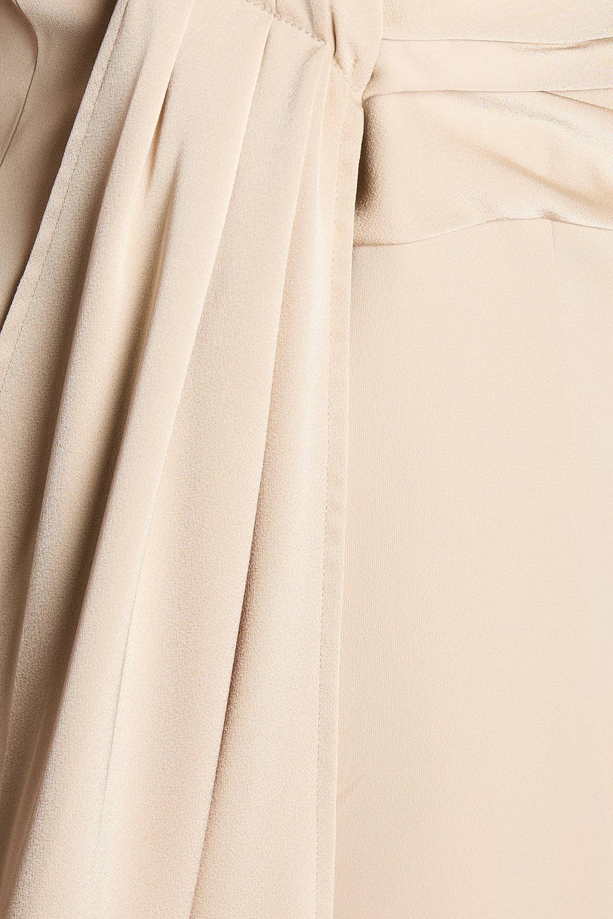 Coast Blazer Drapé avec Détail Satiné