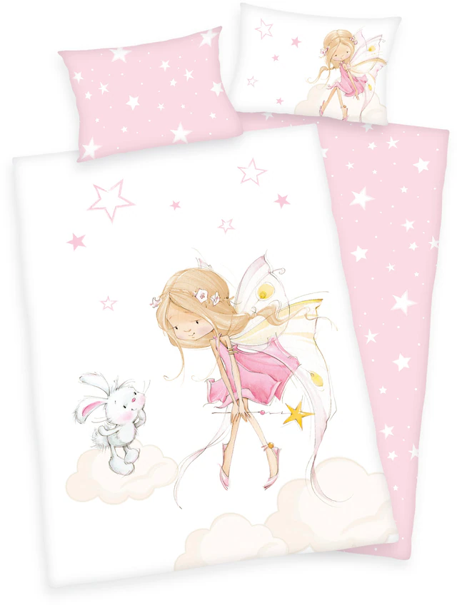 Baby Best Babybettwäsche »Little Fairy« 2 Stk. tlg. mit liebevollem Motiv