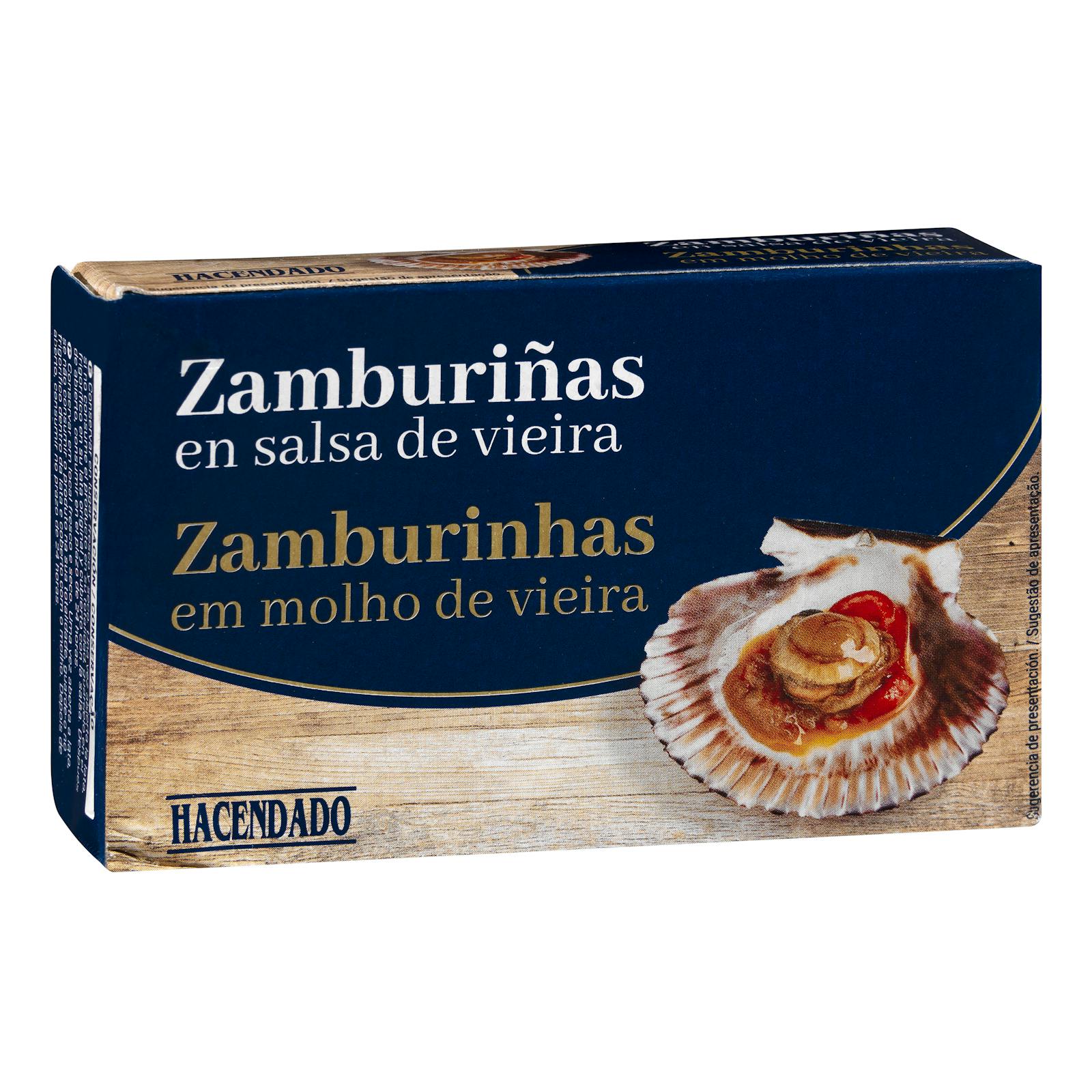 Coquilles Saint-Jacques à la sauce de pétoncles Hacendado