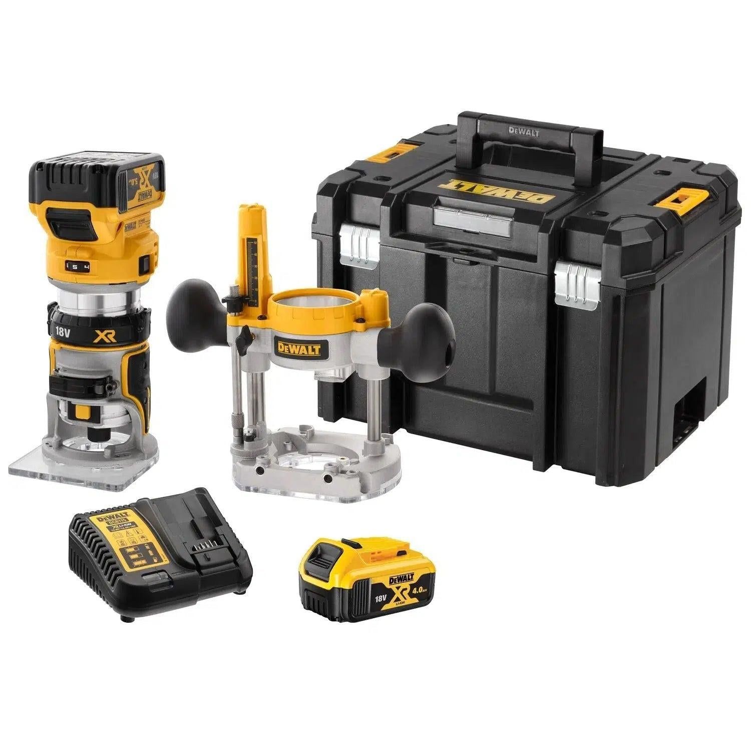 DeWALT DCW604P2 Accu boven- en kantenfrees 18V XR 5.0Ah in TSTAK