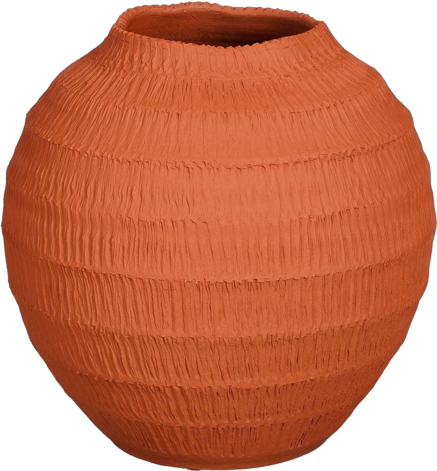 Mica Decorations vaas Kato rood D 27 H 26 cm