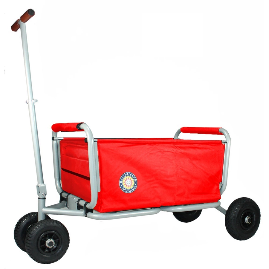 BEACHTREKKER Faltbarer Bollerwagen LiFe inkl. Feststellbremse, rot