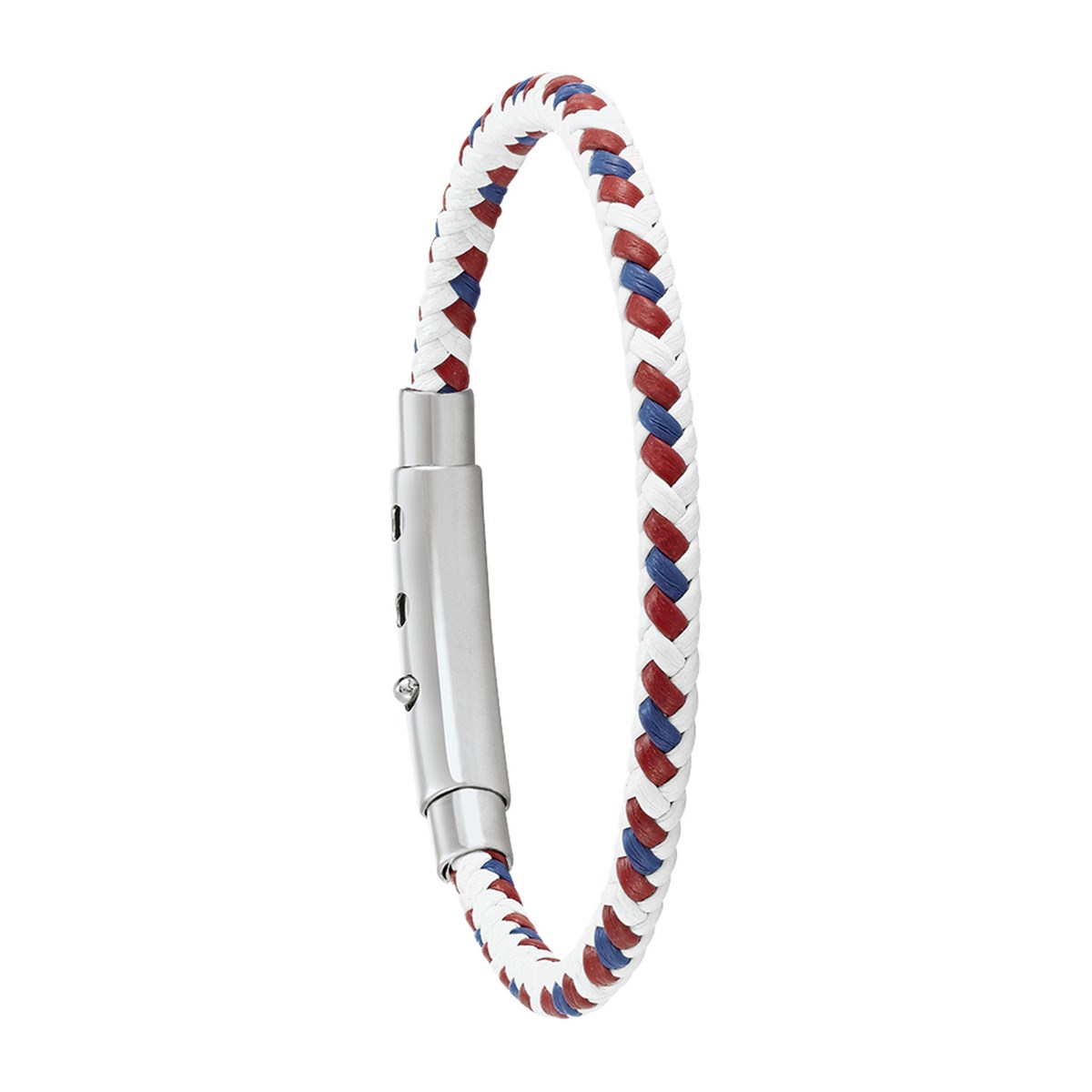 Bracelet homme Jourdan Dixon bleu blanc rouge
