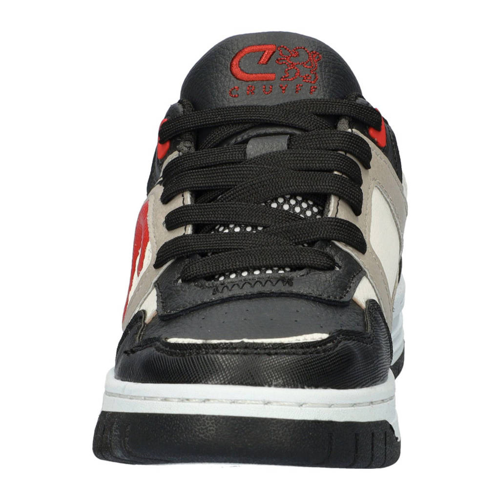 Cruyff Junior Ravalsneakers zwart/wit/rood