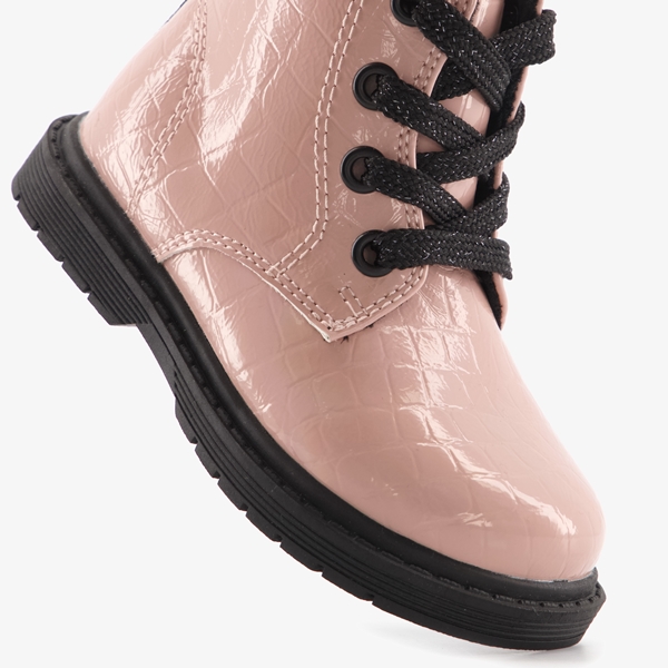 Blue Box meisjes croco boots lichtroze