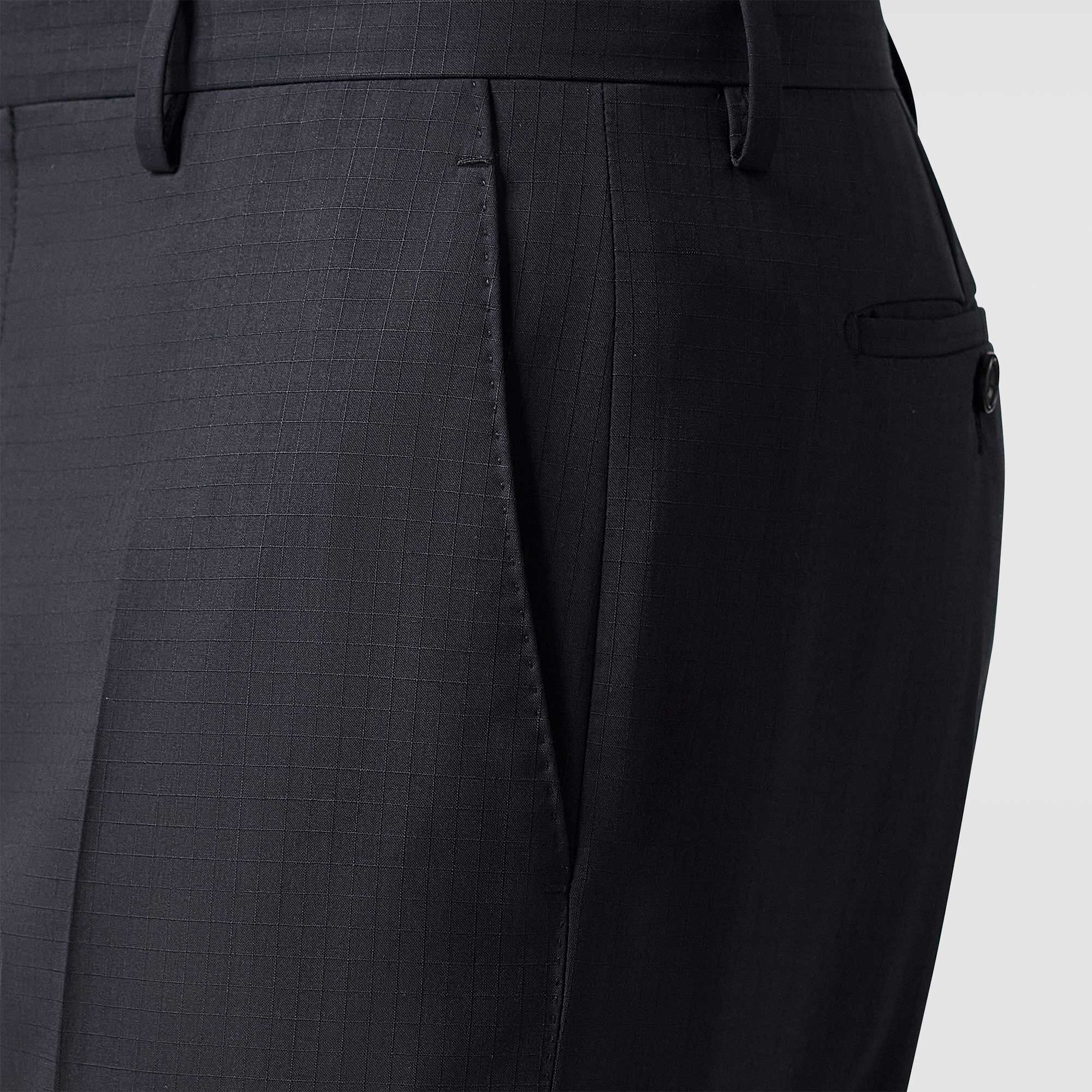 Pantalon Slim Classique En Laine