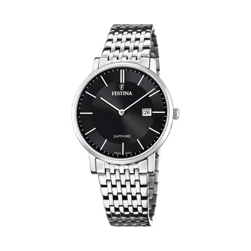 Festina Slim 20018 Herreur, Stål/Sort, 39 mm