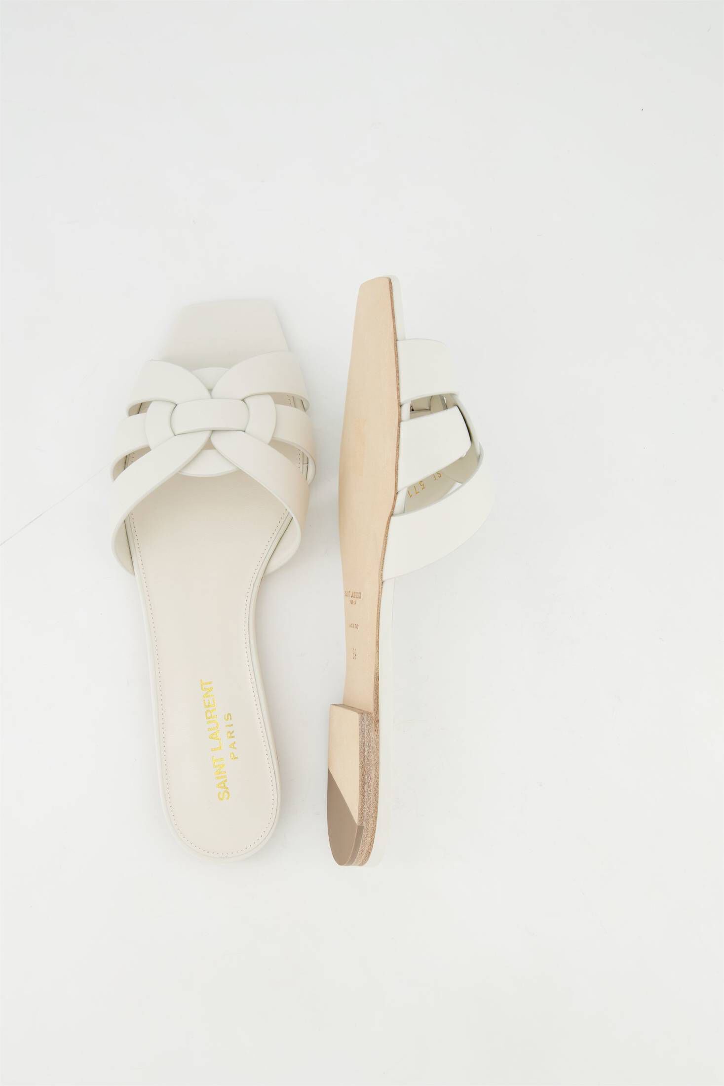 Saint Laurent| Damen Pantoletten TRIBUTE aus Kalbsleder