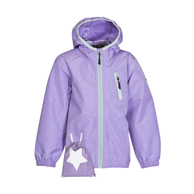 Kinder Travelino Regenjacke paisley purple