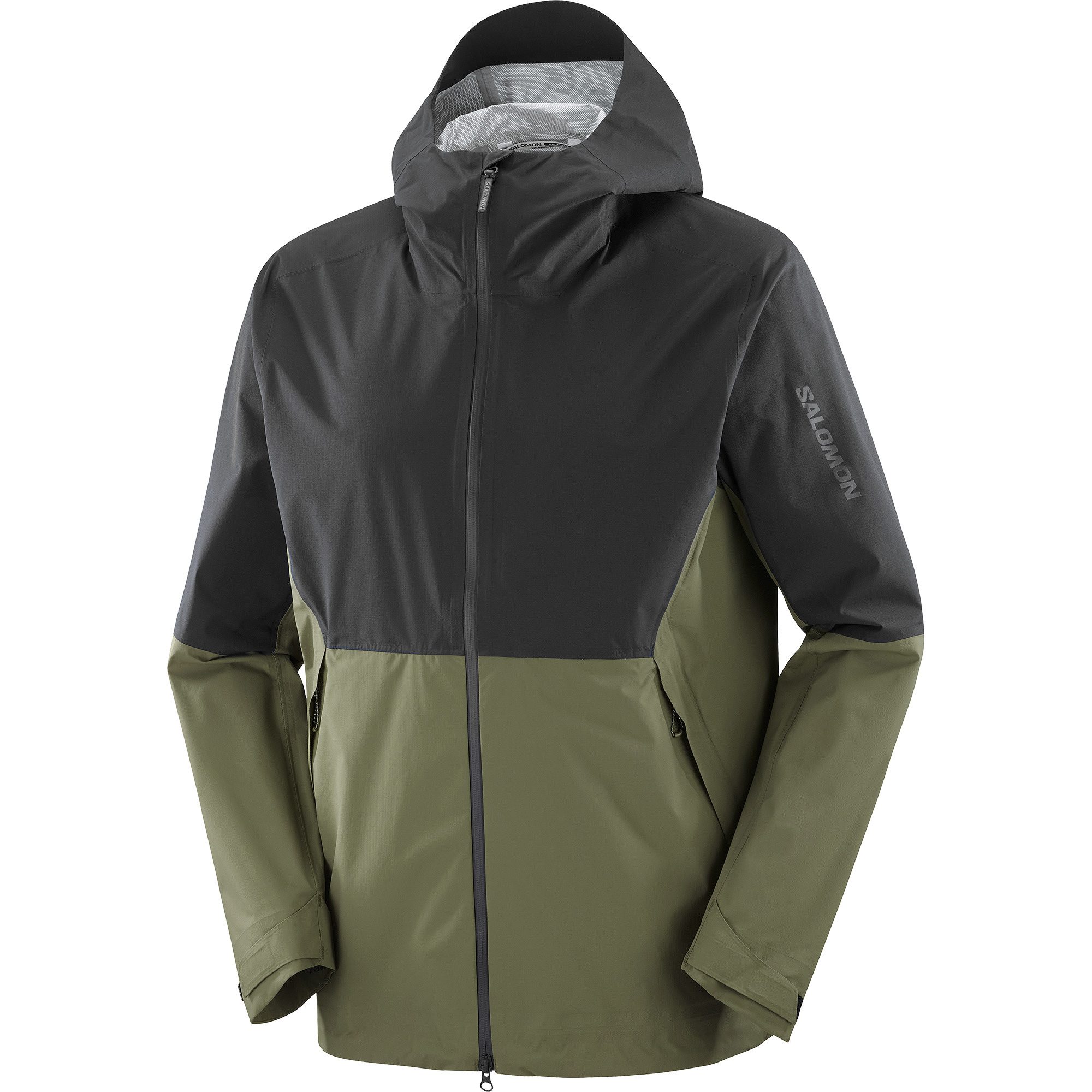Salomon Outerpath 2.5-Lagen Regenjacke Herren schwarz