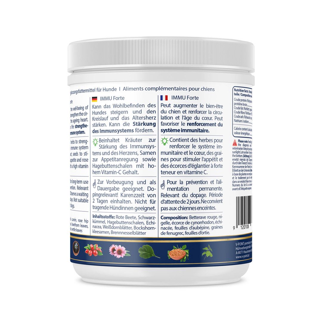 V-POINT® IMMU forte - für Herz und Immunsystem - 100% natürliche Kräuter
