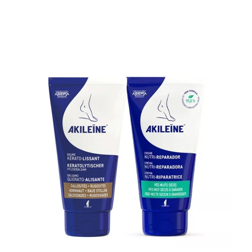 Akileine Creme Nutri-Reparador 75ml   Bálsamo Querato-Alisante 75ml