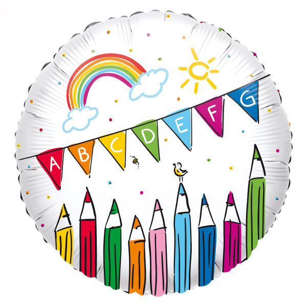 Back To School Helium Ballon Leeg 43cm