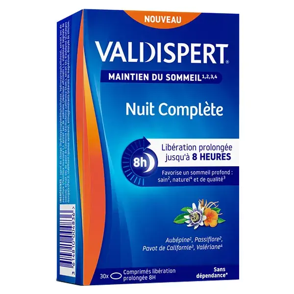 Valdispert Nuit Complète Maintien du Sommeil 30 comprimés