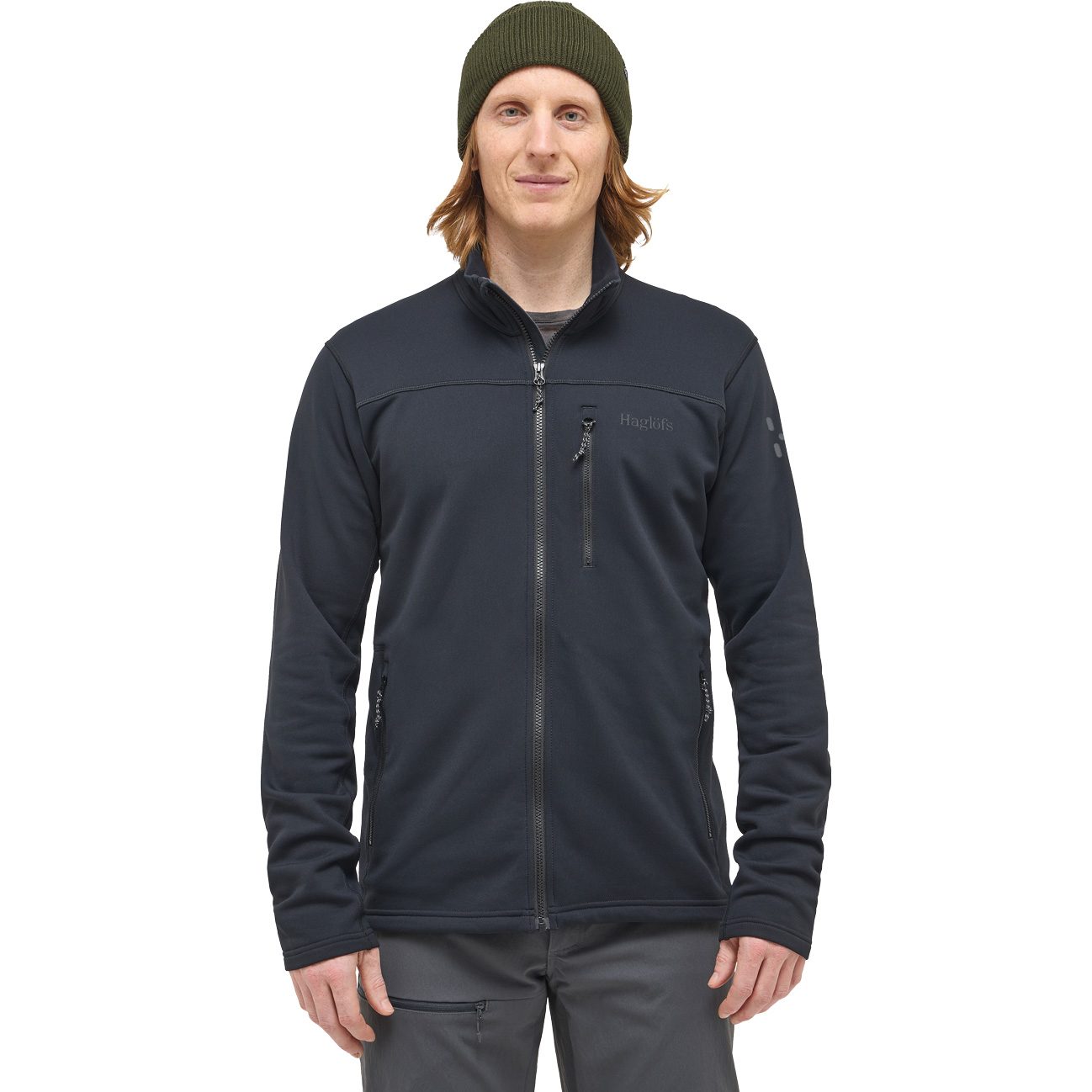 Haglöfs Rosson Mid Fleecejacke Herren true black