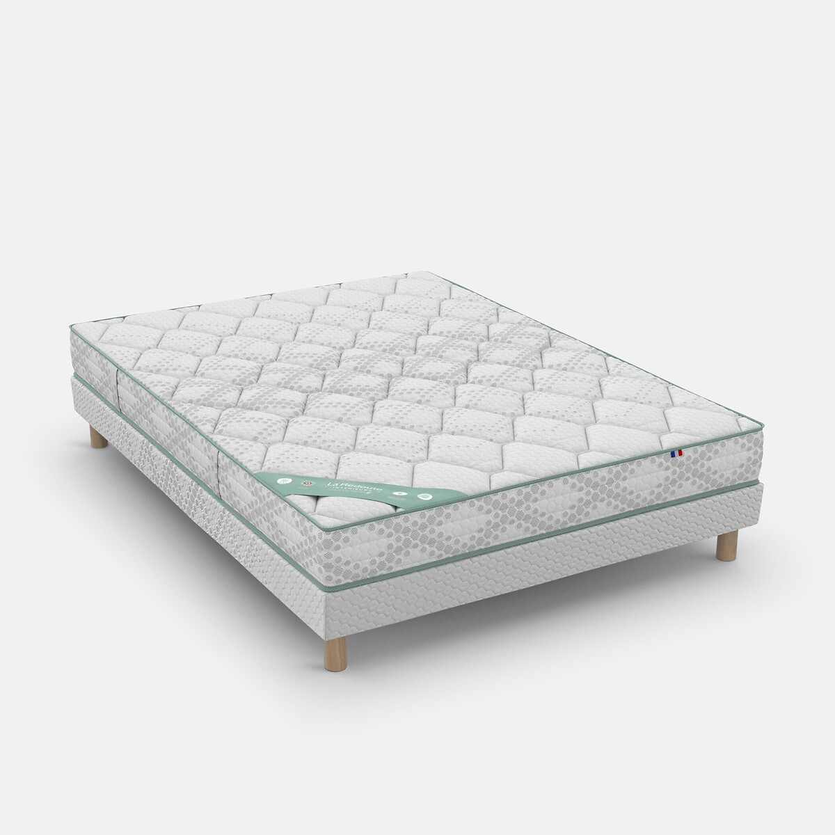 LA REDOUTE INTERIEURS<br>Box spring com 12 ripas