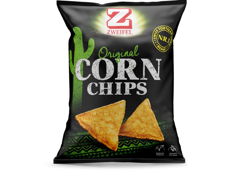 Zweifel Chips Corn Chips Original 125 g Mehrkorn Snack